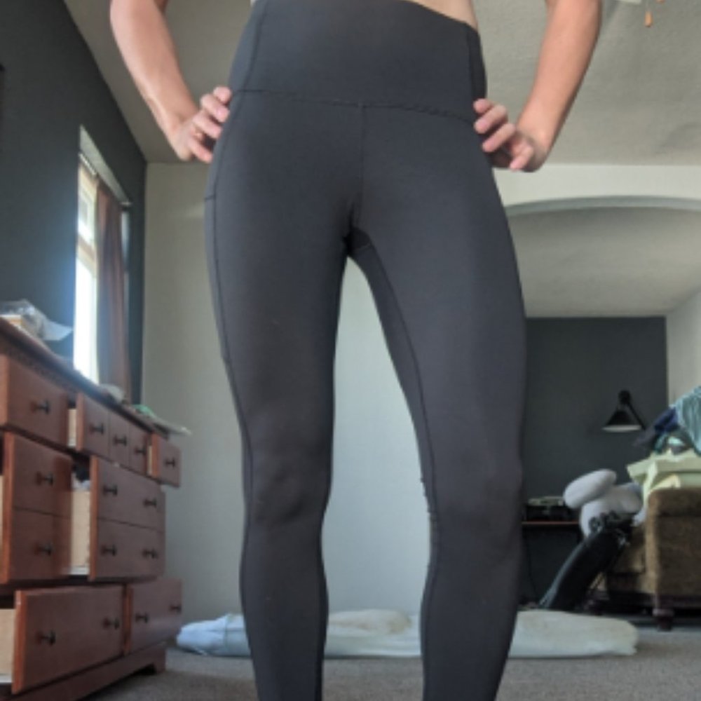 Thick High Waist Yoga Pants with Pockets for Women